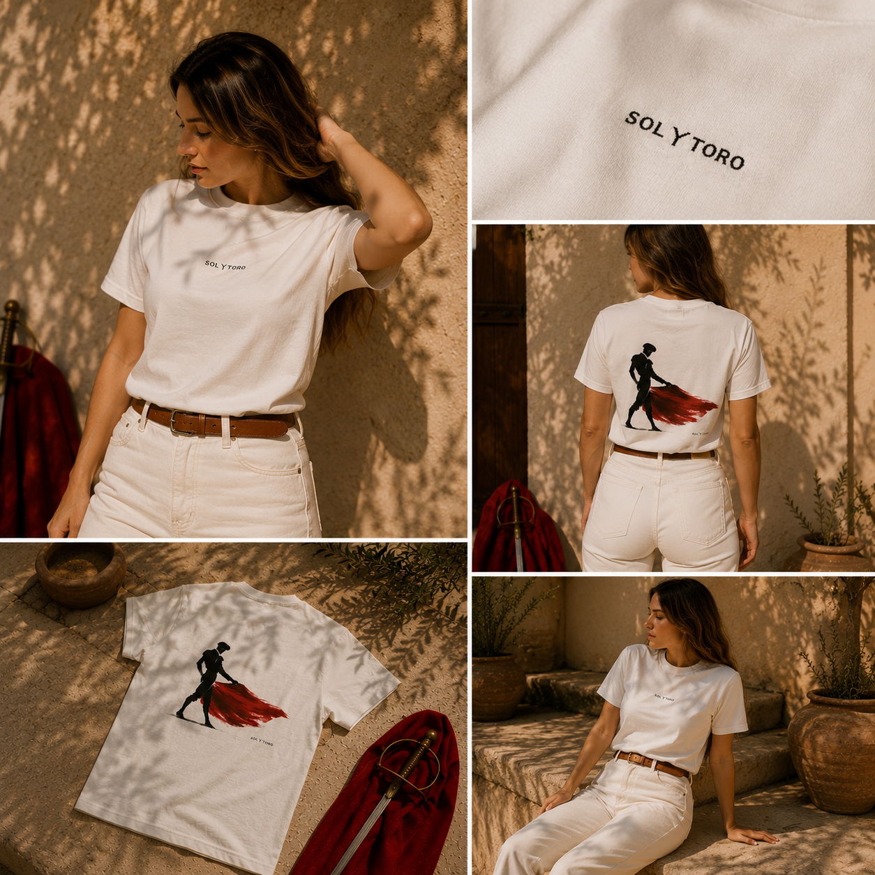 T-shirt EL GESTO — Blanc